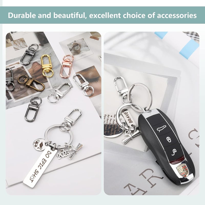 RED APPEL Metal Clasps Lobster for Handbag, Spring Ring, Purse Dog Hook, Key Chain Swivel Trigger Snap Hook DIY and Purse Making Accessories - Image 3