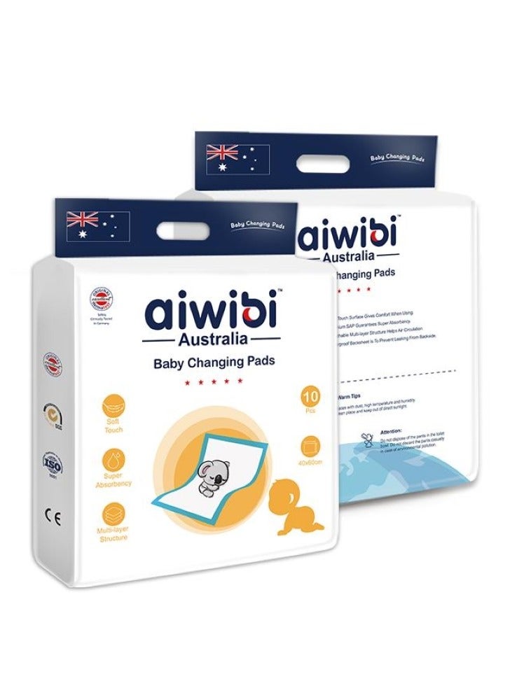Aiwibi Baby Changing Pads 10pcs (40x60cm) - Image 2