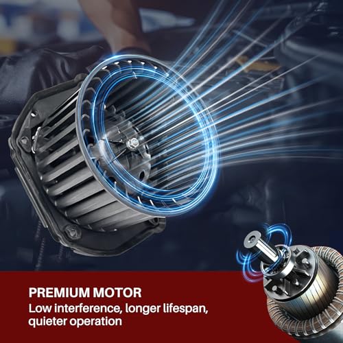Aspligo Front 700100 AC Heater Blower Motor Fan Fit for Chevy for GMC K1500 K2500 C1500 C2500 C3500 Suburban Tahoe for Cadillac Escalade 19131213, 52498884, 615-00558, 35282, BM0149C, PM149 - Image 5