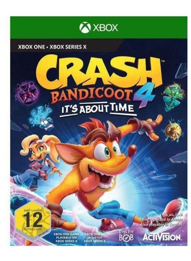 Crash Bandicoot 4 It's About Time - English/Arabic - (UAE Version) - Action & Shooter - xbox_one