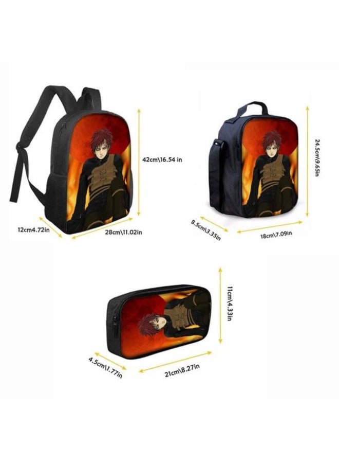 عام حقيبة ظهر مطبوعة بالرسوم المتحركة + مجموعة حقائب اليد + القلم، مجموعة حقائب عملية من ثلاث قطع (يمكن استخدام الطلاب والأطفال ونزهات الأصدقاء ورياضات تسلق الجبال وما إلى ذلك) - 29 - Image 5