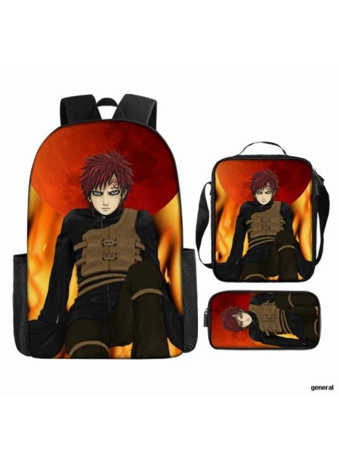 عام حقيبة ظهر مطبوعة بالرسوم المتحركة + مجموعة حقائب اليد + القلم، مجموعة حقائب عملية من ثلاث قطع (يمكن استخدام الطلاب والأطفال ونزهات الأصدقاء ورياضات تسلق الجبال وما إلى ذلك) - 29 - Image 1