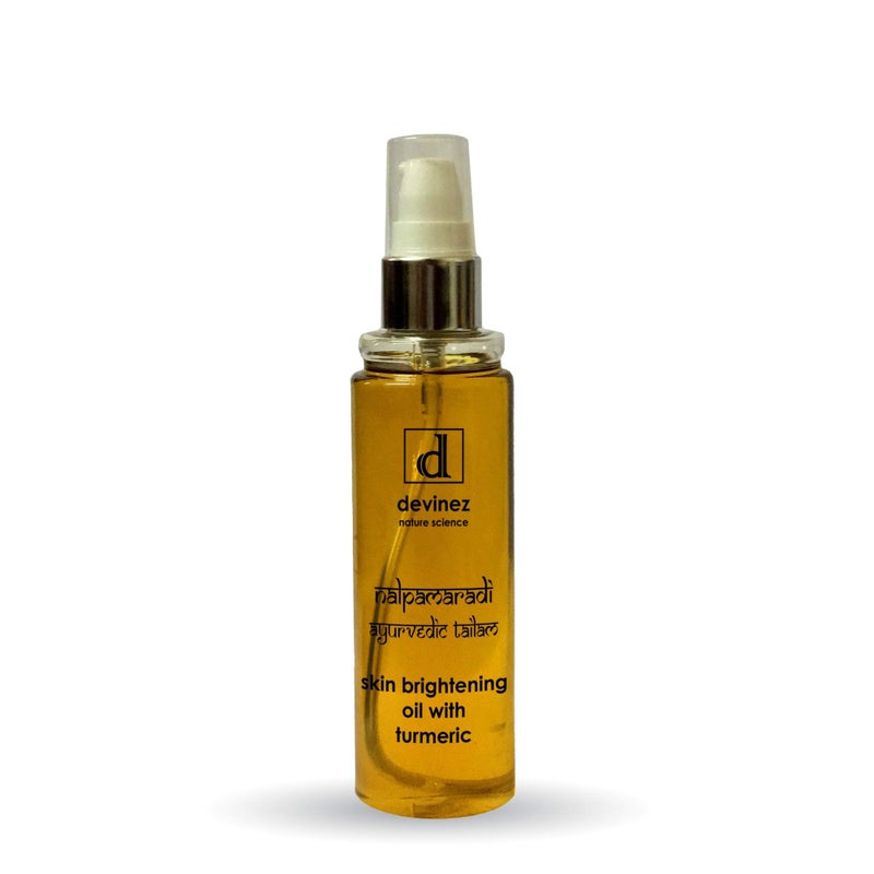 Devinez Natural Science Ayurvedic Nalpamaradi Thailam Skin Brightening Oil with Turmeric, 200ml - Image 1