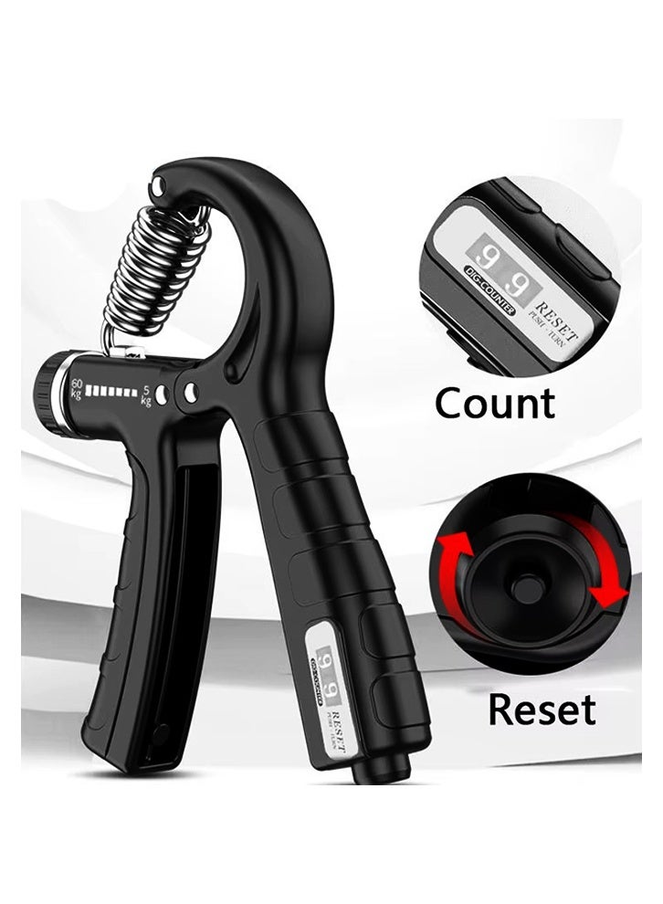 SAKOON Adjustable Hand Gripper Strengthener Trainer With Counter with Adjustable Resistance 11-132 lbs. (5-60kg) Perfect for Musicians, Athletes, Men & Women Hand Exercise Equipment for Home and Gym Workouts - Image 3