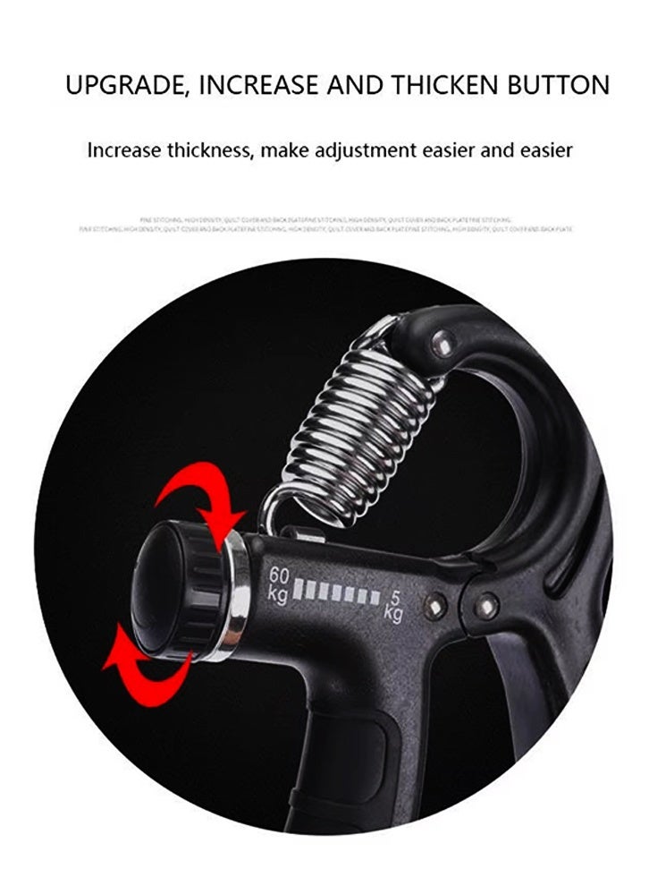 SAKOON Adjustable Hand Gripper Strengthener Trainer With Counter with Adjustable Resistance 11-132 lbs. (5-60kg) Perfect for Musicians, Athletes, Men & Women Hand Exercise Equipment for Home and Gym Workouts - Image 4