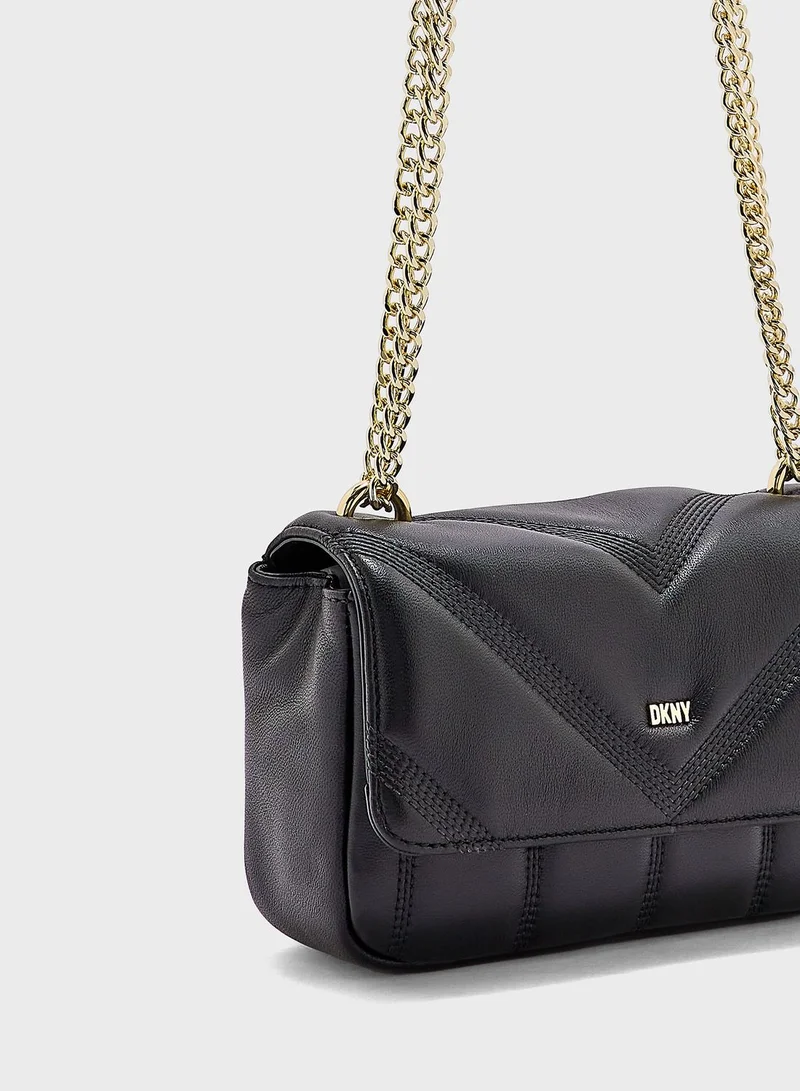 DKNY Becca Medium Flap Shoulder Bag