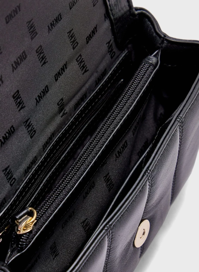 DKNY Becca Medium Flap Shoulder Bag