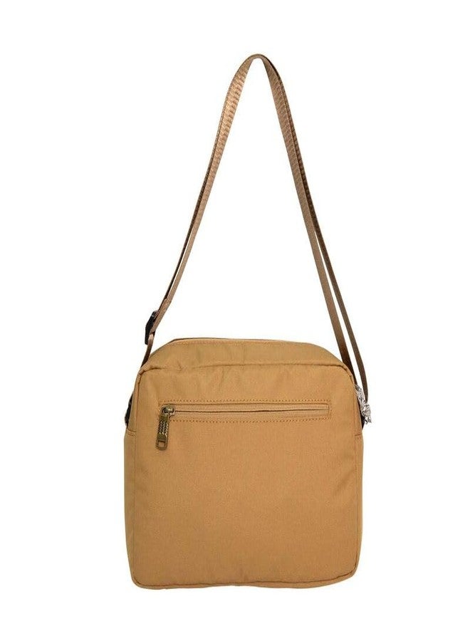 Doughnut Mission Lite Reborn Series 3.5L Crossbody Bag with 9.7" Tablet Compartment, Water-Repellent Finish, and Adjustable Strap (Camel) - Image 2