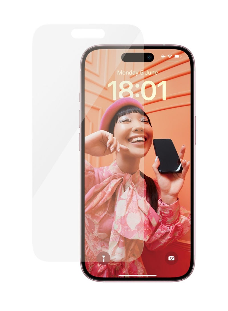 PanzerGlass واقي شاشة PanzerGlass® لهاتف iPhone 15 | ملاءمة كلاسيكية - Image 2