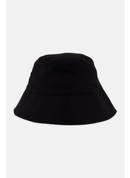 ESPRIT Men Brand Logo Twill Bucket Hat, Black  - Image 2