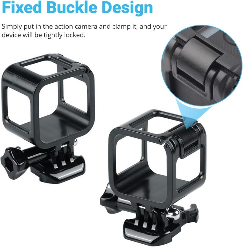 eWINNER Low Profile Portable Frame Housing Mount for GoPro Hero 5 and Hero 4 Session - Image 4