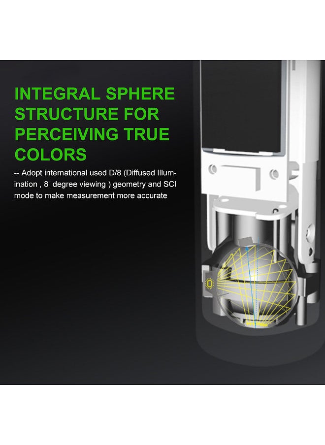 Colorimeter Color Meter Chromometer Smart Color Measuring Instrument APP Control Auto Calibration High Precision Android iOS Windows Supported
