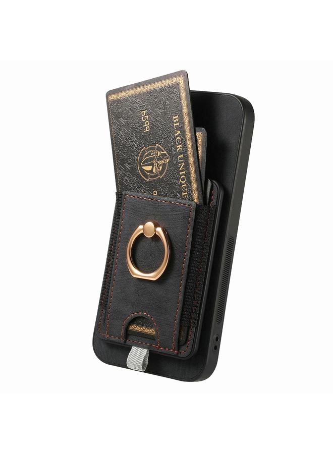 S-TOP Case For Samsung Galaxy A72 5G Retro Splitable Magnetic Card Bag Leather Phone Case - Image 3