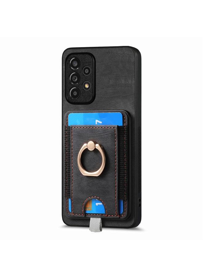 S-TOP Case For Samsung Galaxy A72 5G Retro Splitable Magnetic Card Bag Leather Phone Case - Image 2