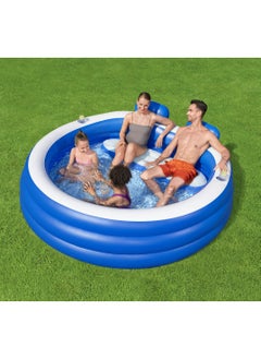 Bestway Bestway Family Pool Splash Paradise 231x219x79cm | Inflatable Family Pool | Summer Water Toy  - Image 3