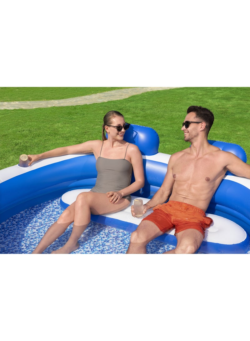 Bestway Family Pool Splash Paradise 231x219x79cm | Inflatable Family Pool | Summer Water Toy - Image 4