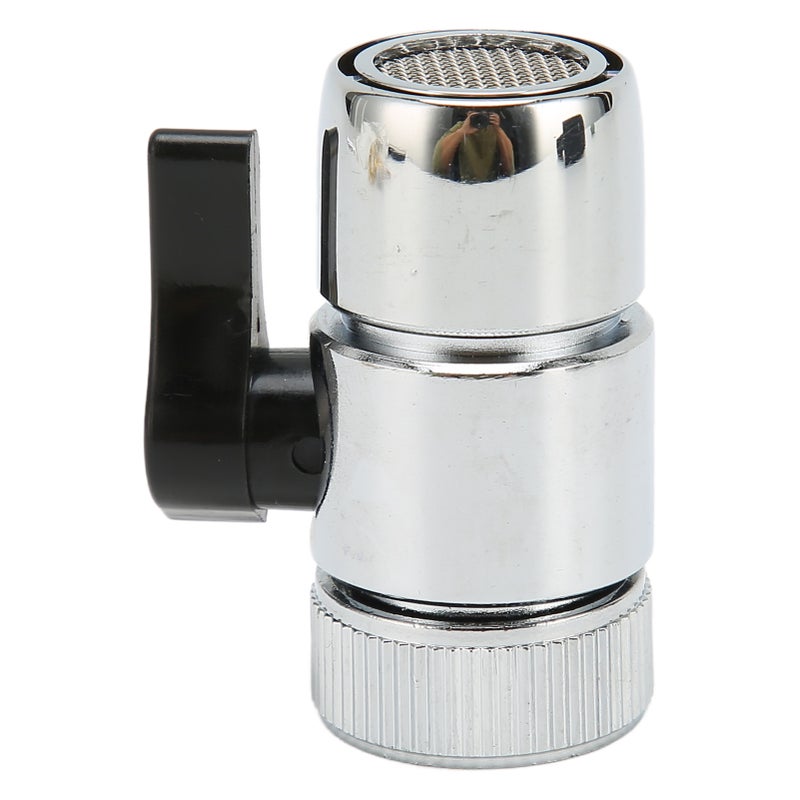 Sink Faucet Diverter Valve: 3-Pack Chrome Plated Brass, Easy No-Tool Installation - Three Way Design, Humanized One-Hand Handle, Compact Portable Faucet Diverter for Home Kitchen Sink & Hot Water Appl - Image 5