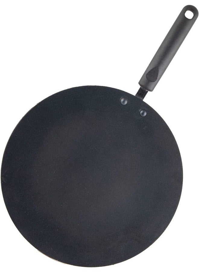 Badraig - Pan Cake pan ( Tawa ) Non Stick Fry Pan 28 | 30 | 32 Cm Black/Red - Image 1