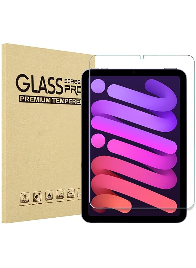 Procases 1 Pack Screen Protector For iPad Mini 6 8.3 Inch 2021 Tempered Glass Screen Film Guard For 6Th Generation iPad Mini 2021 - Image 1