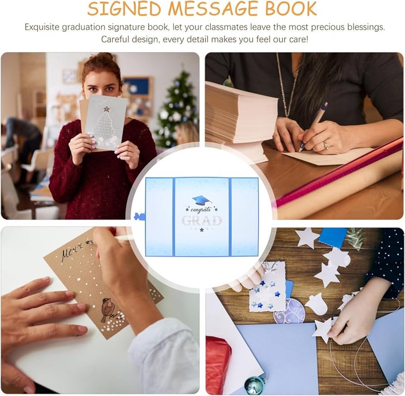 Elegant Graduation Guest Book for College High School Party Sign in Capture Memories - Image 5