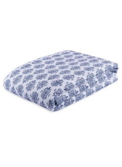 Wakefit Wakefit Blanket | 110 GSM | Blanket Single Bed, Dohar Single Bed Cotton, Dohar, Quilt for Single Bed, AC Blanket Single Bed, Quilt, Diwali Gifts, Reversible (Susane Blue : 90 x 56 inch - Pack of 1)| TC - 210  - Image 1