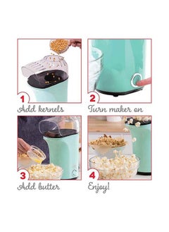Dash Hot Air Popcorn Popper Maker With Measuring Cup To Portion Popping Corn Kernels + Melt Butter, 16 Cups 1400 W DAPP150V2RD04 Red  - Image 5