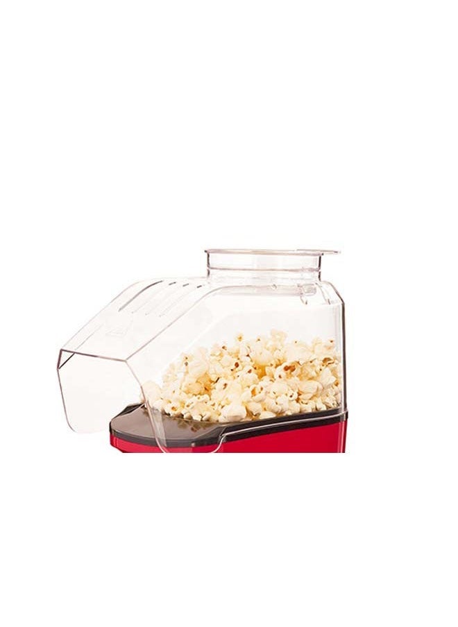 Dash - Hot Air Popcorn Popper Maker With Measuring Cup To Portion Popping Corn Kernels + Melt Butter, 16 Cups 1400 W DAPP150V2RD04 Red - Image 1