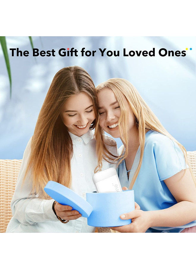 Kiwi 2x3 Inch Mini Photo Printer Wireless Smartphone Instant Picture Printer with 50pcs ZINK Technology Adhesive Paper BT5.0 Connecting Compatible with iOS & Android Portable