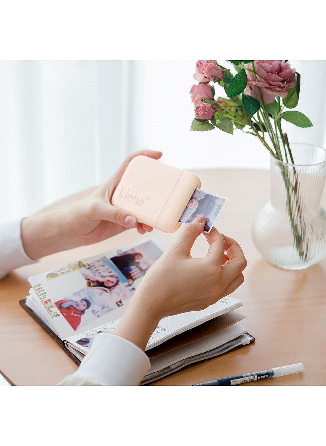 Kiwi 2x3 Inch Mini Photo Printer Wireless Smartphone Instant Picture Printer with 50pcs ZINK Technology Adhesive Paper BT5.0 Connecting Compatible with iOS & Android Portable