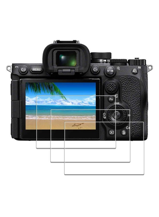 iDaPro Screen Protector for Sony Alpha A7R V A7RV A7R5 [3 Pack] Tempered Glass Easy Installation - Image 1