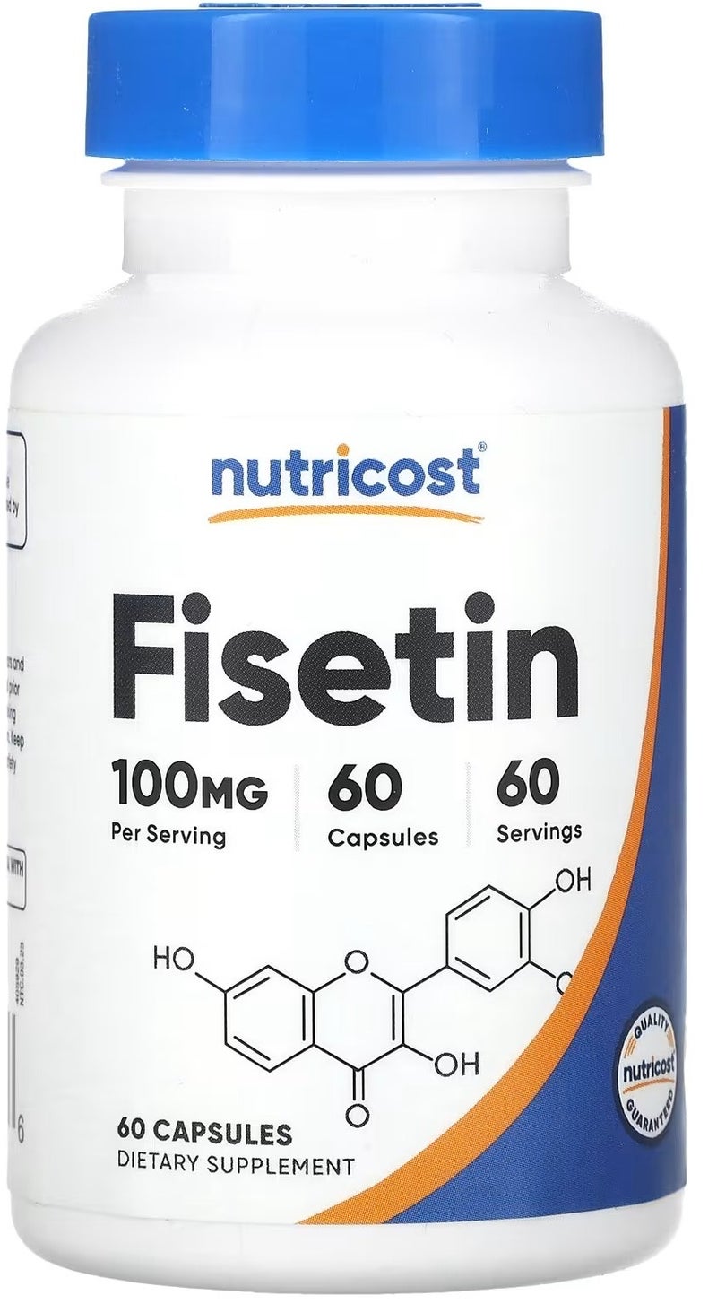 Nutricost, Fisetin, 100 mg , 60 Capsules - Image 1