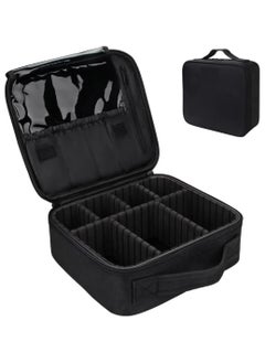 HOPHOP Travel Makeup Bag With Light, Recargeable & Magnifying Vanity mirror with 3 Adusjtable Brightness Mode  - Image 1
