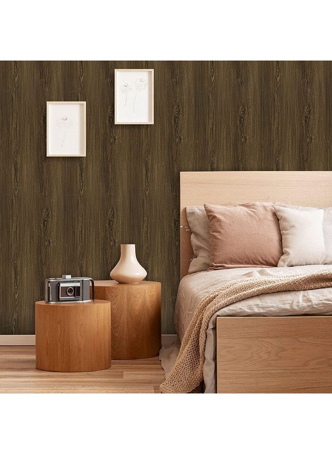 صن بيرد ورق جدران من الخشب مقشر ولصق، ورق جدران من ورق لاصق من الخشب، قابل للإزالة، غطاء حائط ذاتي اللصق من الحبوب الخشبية، خزانة أثاث كيكثين (24 × 144 بوصة من الخشب الخشبي) - Image 2