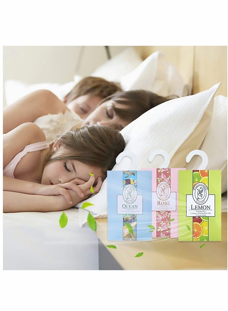 Scented Sachet 12Pcs Fragrance Sachet Bags Wardrobe Fresheners Drawer Fresheners Long Lasting for Drawers Closets Wardrobes Bathrooms Cars - Image 3