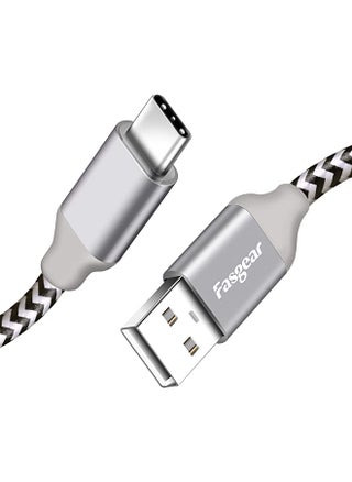 USB C Cable 1 Pack 10ft Nylon Braided Durable USB Type C Charging and Sync Cable Compatible with Galaxy S10/S9/S8+ Note 9 Huawei P20 etc (White) - pzsku/ZC6D6545A08835720002DZ/45/_/1663138052/bfd90d3a-d177-4e79-bb70-8237d4b11c4d