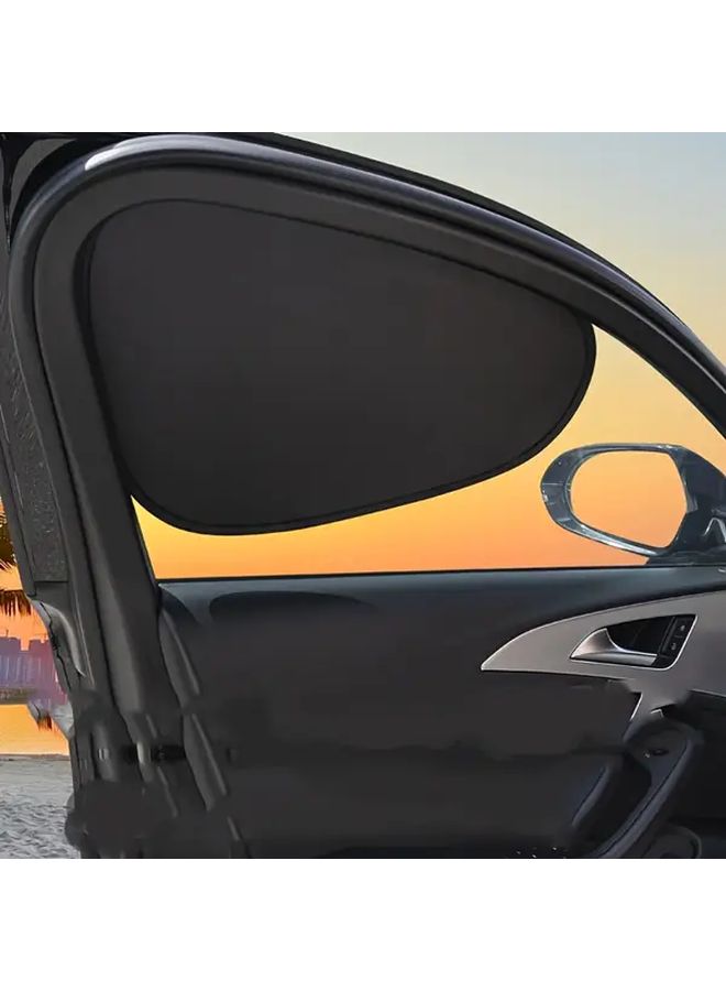 Static Adsorption Car Sun Visor Set 4pcs Front And Back Row UV Blocking Shield - Image 5