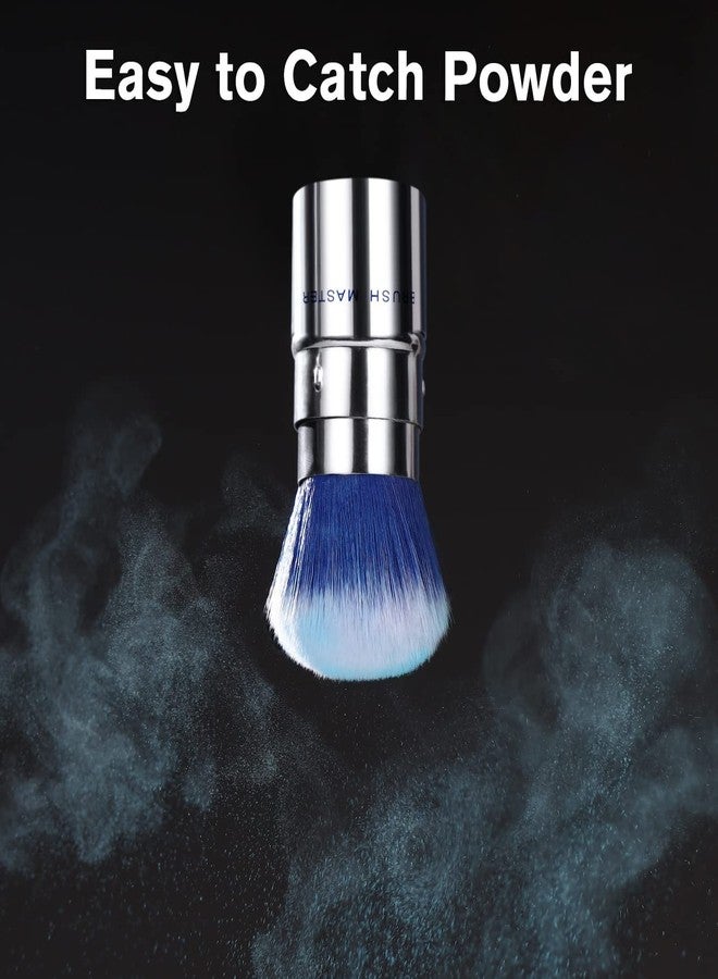 Brush Master Retractable Kabuki Makeup Brush Travel Powder Brush for Foundation, Blush, Bronzer, Concealer, Portable Brush w/Cover… - Image 4