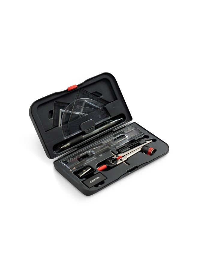 Camlin Scholar Pro Geometry Box - 12-Piece Set | Premium Geometry Box Kit for School kids | Ideal for Learning and Precision | Pack of 1 - Image 3