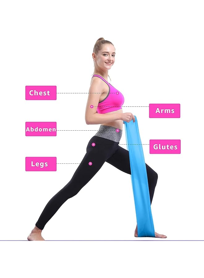X spring Resistance Bands Non Latex TPE Material Stretch Bands for Full Body Workout Professional Exercise Bands for Men and Women Ideal for Pilates Rehab and Fitness Training - Image 2