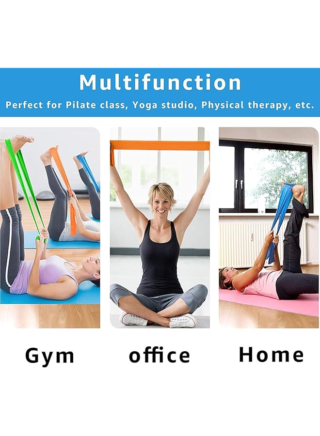 X spring Resistance Bands Non Latex TPE Material Stretch Bands for Full Body Workout Professional Exercise Bands for Men and Women Ideal for Pilates Rehab and Fitness Training - Image 4