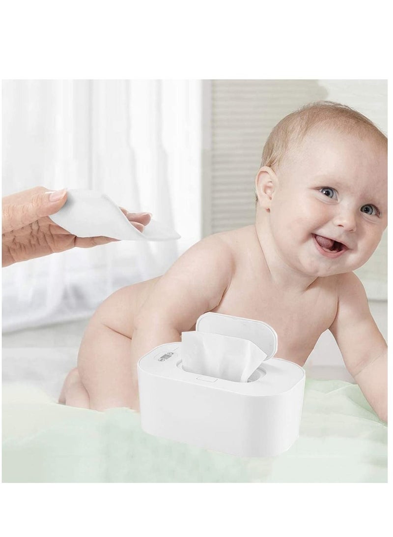 MIXDE Quietly Large Capacity Silent Wipe Warmer and Baby Diaper Dispenser Holder with Temperature Control - Image 2