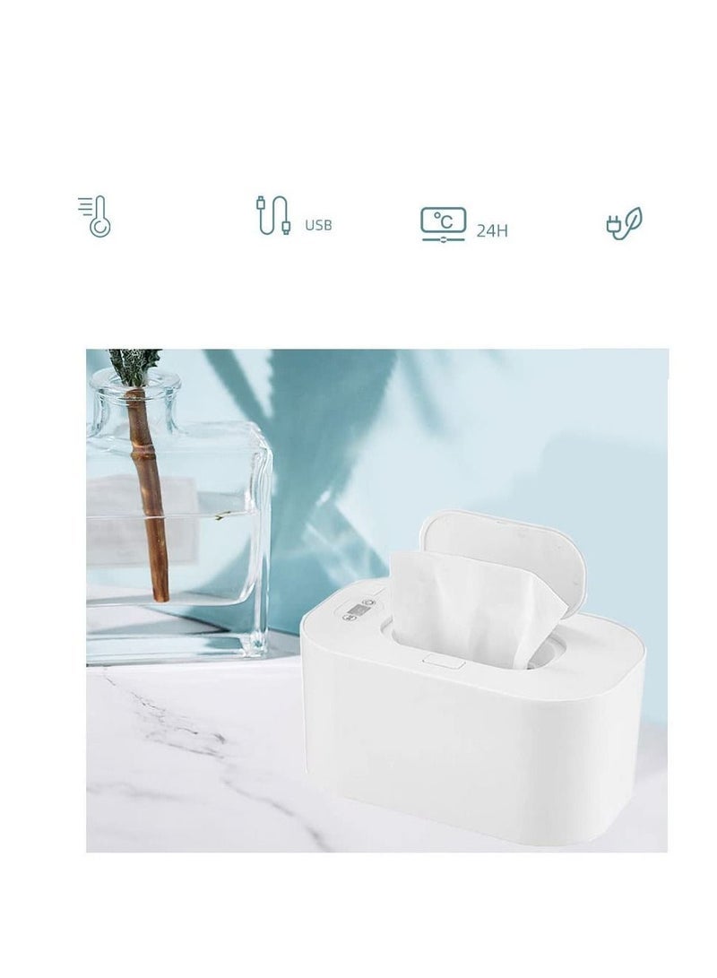 MIXDE Quietly Large Capacity Silent Wipe Warmer and Baby Diaper Dispenser Holder with Temperature Control - Image 3