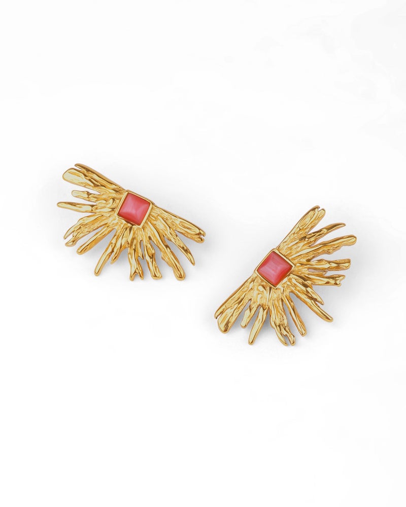 TAAHIRA 18K Gold Plated Women’s Earrings – Waterproof, Anti-Tarnish, Everyday Wear - Image 2