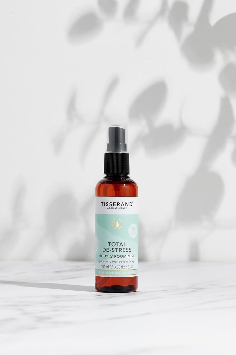 Tisserand Aromatherapy Total DeStress MoodFix Mist Orange Geranium Nutmeg 100 Natural Pure Essential Oils 100ml Calming Mist Spray - Image 3