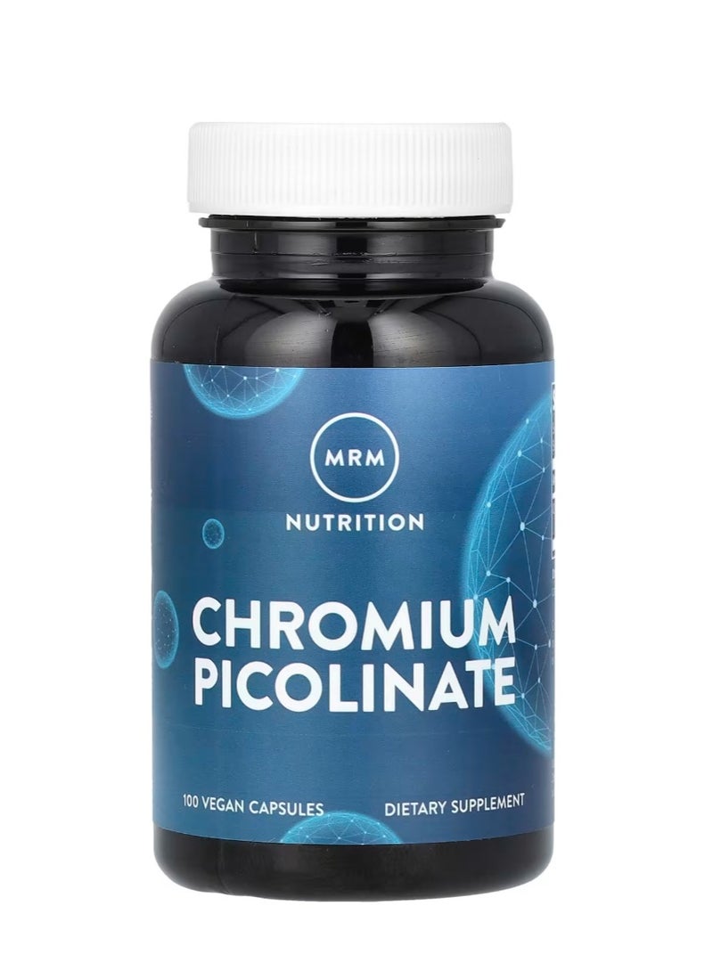 أم آر أم نوتريشون بيكولينات الكروم 100 كبسولة نباتية (200 ميكروجرام لكل كبسولة) - Image 1