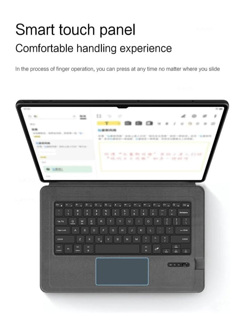Keyboard Case Compatible with Samsung Galaxy Tab S9 Ultra 14.6 Inch,Multi-view Stand, Smart Keyboard Case with Trackpad and Mouse