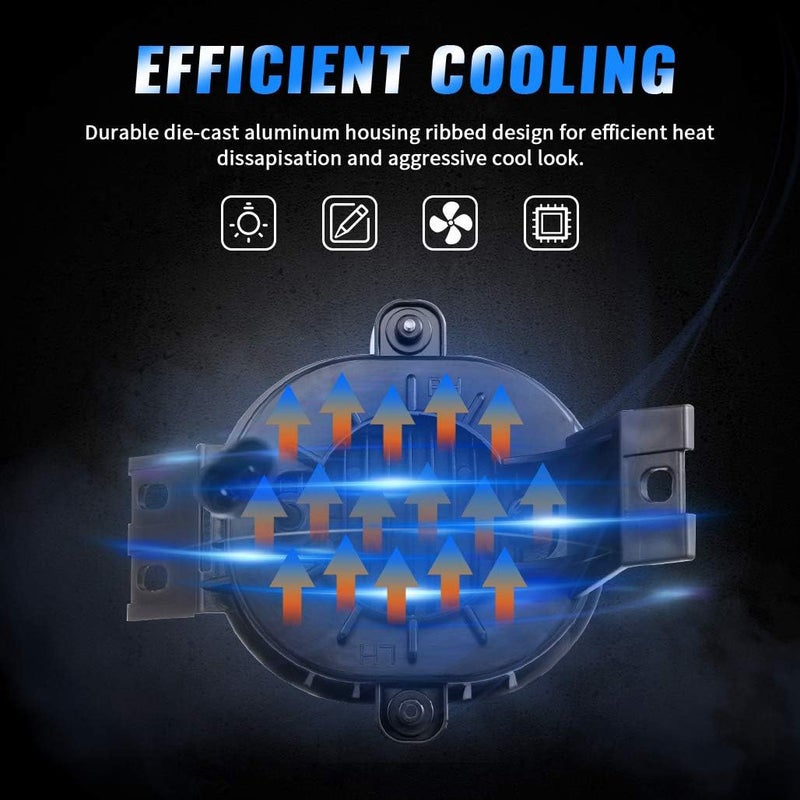 Z-OFFROAD أضواء الضباب LED Z-OFFROAD 63W لدودج رام - Image 5