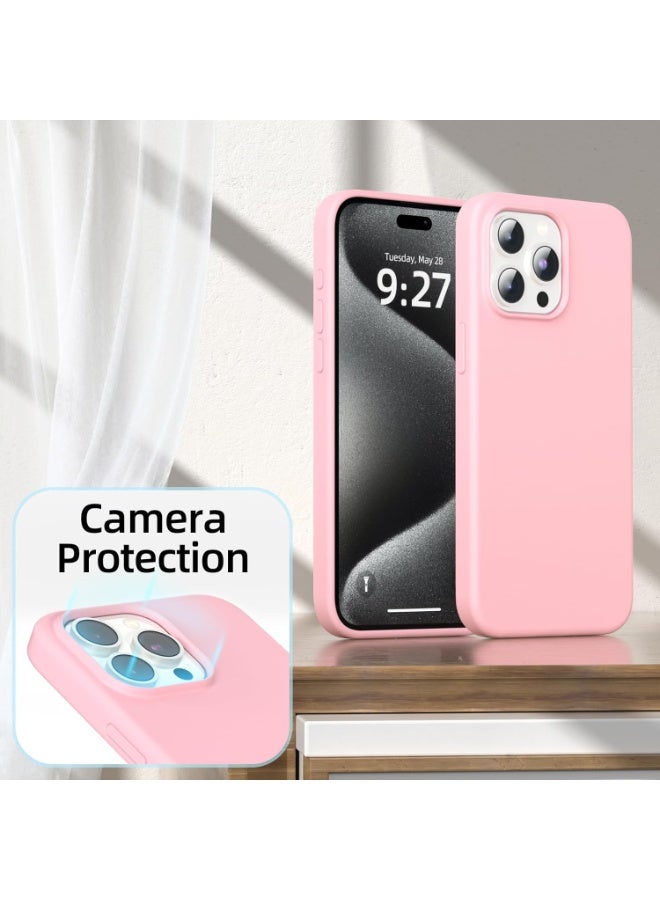 Houmt iPhone 16 Pro Max Case Cover Soft Liquid Silicone Case Full Body Protective iPhone 16 pro Max Cover Shockproof Slim Anti-Scratch Shockproof Protective Cover - Image 3