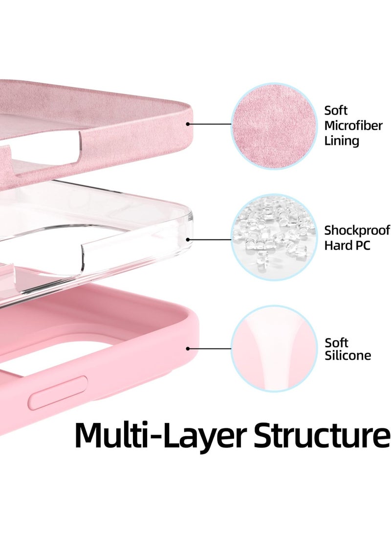 Houmt iPhone 16 Pro Max Case Cover Soft Liquid Silicone Case Full Body Protective iPhone 16 pro Max Cover Shockproof Slim Anti-Scratch Shockproof Protective Cover - Image 4