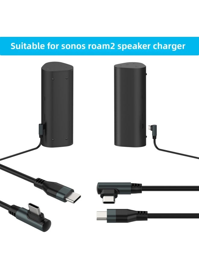Suitable For Roam2 Speaker Charger Roam2 Charging Cable Type Interface-Color:black-Model Specifications:Roam2 Charging Cable  - Image 2
